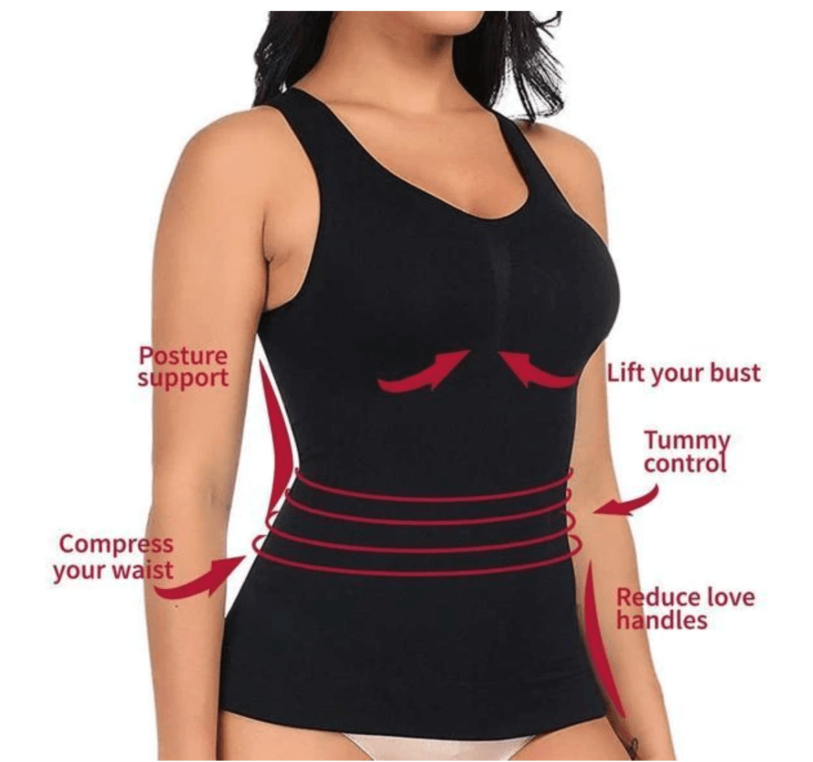 Cami Tank Top Shaper with 